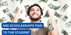 Are scholarships paid to the student