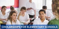 Are there scholarships for private elementary schools (1)