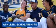 Can community colleges offer athletic scholarships