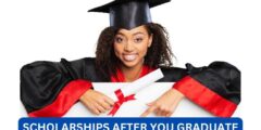 Can you apply for scholarships after you graduate