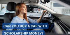 Can you buy a car with scholarship money
