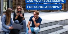 Can you reuse essays for scholarships