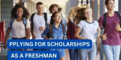 Can you start applying for scholarships as a freshman