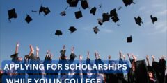 Can you still apply for scholarships while in college?