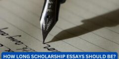 How long should scholarship essays be?