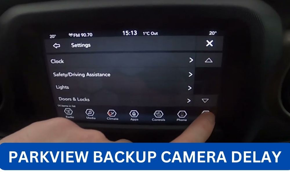 What is parkview backup camera delay?