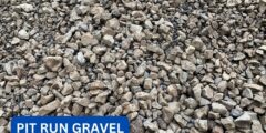 What is pit run gravel?