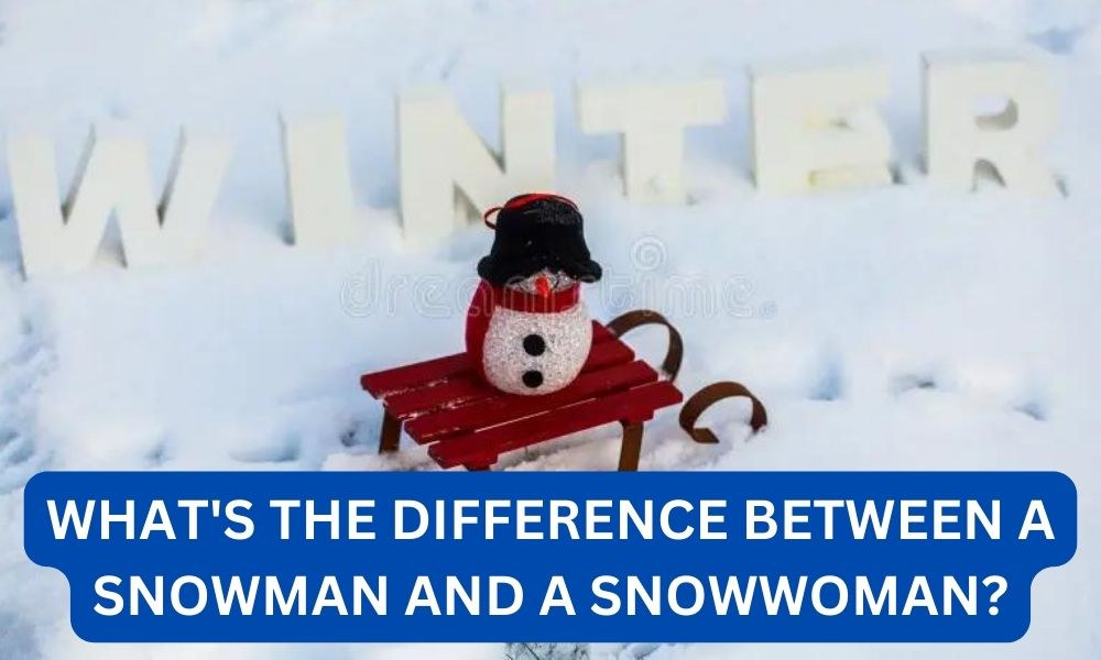 What's the difference between a snowman and a snowwoman?