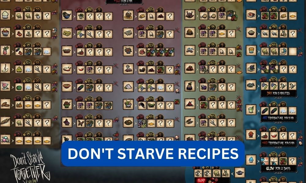 don't starve recipes