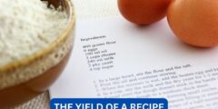 what is the yield of a recipe