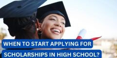 when to start applying for scholarships in high school?