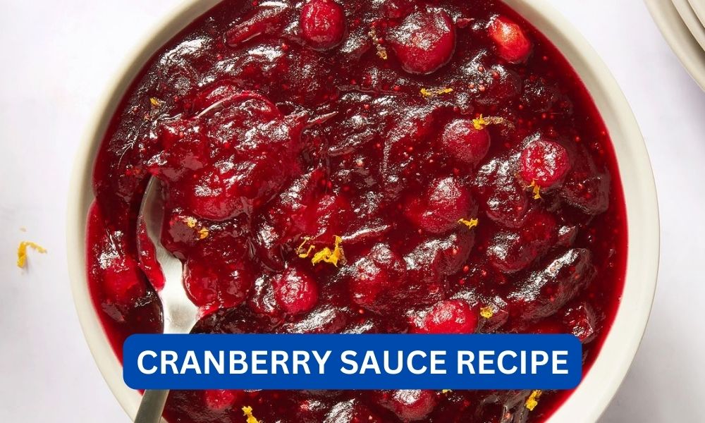 Can cranberry sauce recipe