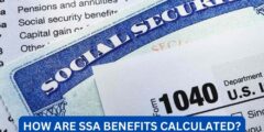 How are ssa benefits calculated?