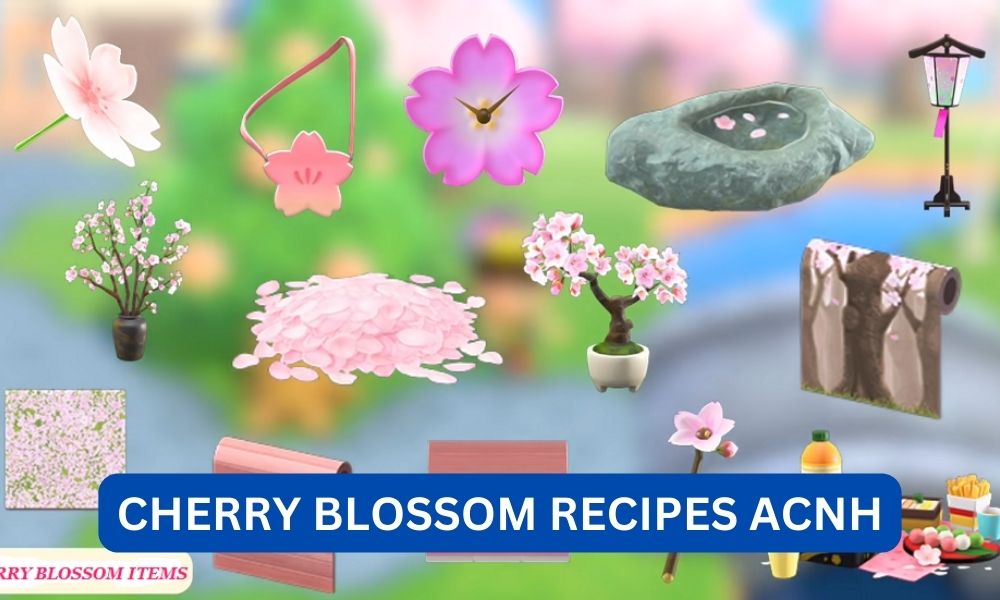 How to get cherry blossom recipes acnh