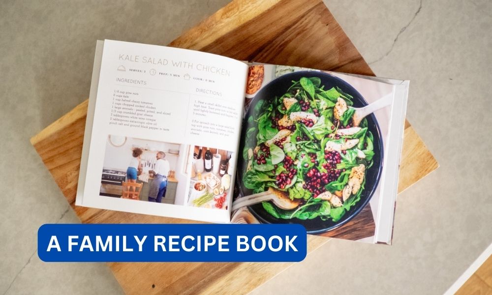 How to make a family recipe book