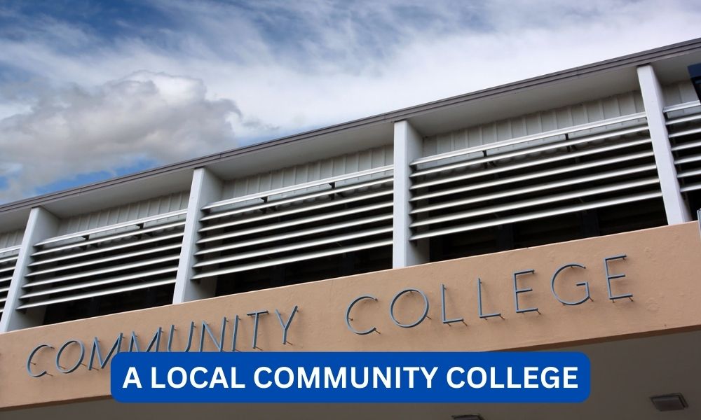 What are the benefits of attending a local community college?