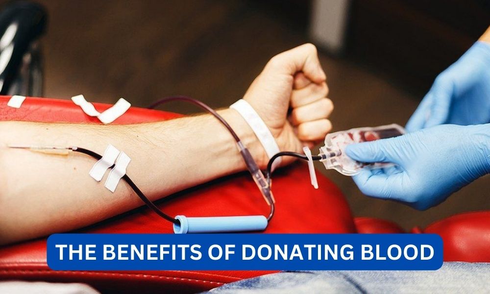 What are the benefits of donating blood?