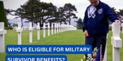 Who is eligible for military survivor benefits?