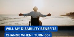 will my disability benefits change when i turn 65